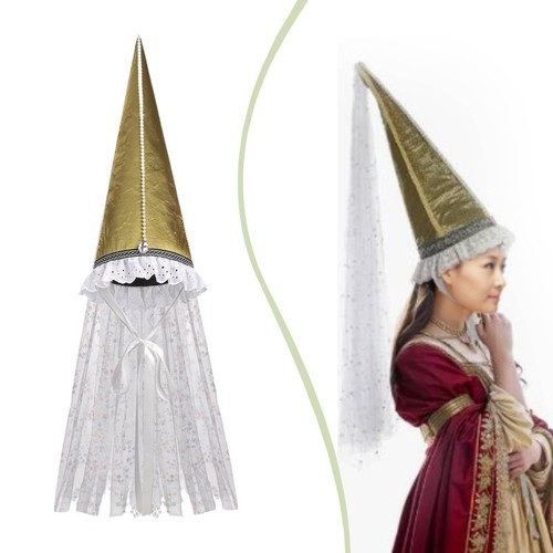 Chapeau médiéval hennin pour - chapeau,