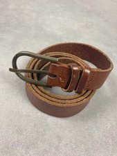 Ceinture cuir marron vintage