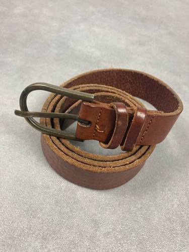 Ceinture cuir marron vintage