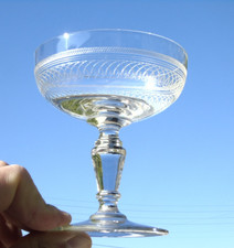 Coupe à champagne en cristal