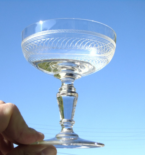 Coupe champagne cristal - champagne, en
