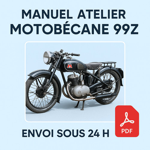 Manuel atelier motobécane 99z - motobécane,