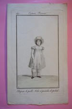 BELLE GRAVURE COULEUR COSTUME