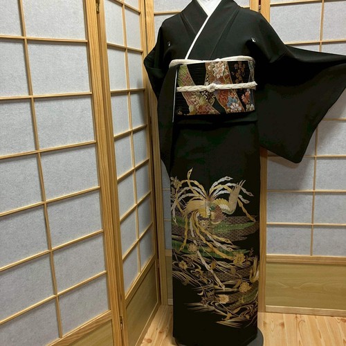 6130 kimono japonais tomesode - 6130#,