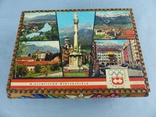 Ancienne boite a bijoux musicale INNSBRÜCK JO 1964 , mouvement Suisse REUGE