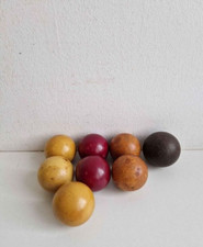 Lot de 8 anciennes boules de