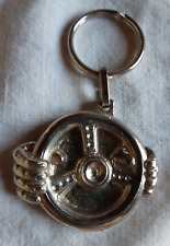 ANCIEN PORTE CLE METAL  RENAULT GARAGE APOLI STE GENEVIEVE DES BOIS