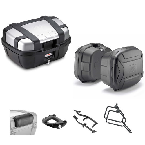 Kit coffre moto givi - coffre,