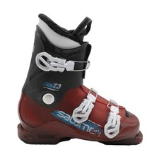 Chaussure de ski occasion junior Salomon T3_3 crochets