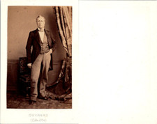 CDV Jules Ouvrard, homme politique, député de Côte d'Or, circa 1860 Vintage