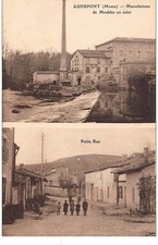 GUERPONT : manufacture de meubles en osier, petite rue - tres bon etat