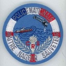 CRS Maître Nageur Sauveteur Insigne Tissu MNS