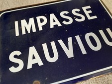 ancienne Plaque Emaillée de