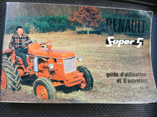 Renault tracteur super - renault,