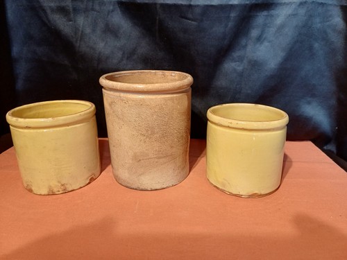 Lot trois pots confitures - de,