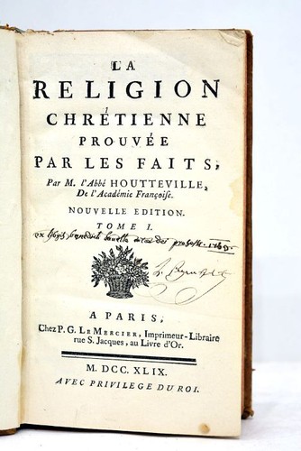 Livre ancien houtteville - houtteville, la