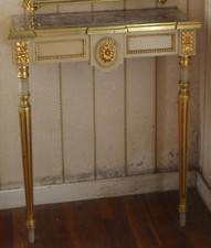 Console murale en bois Style Hollywood Regency, Piece rare