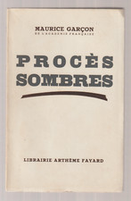 Maurice Garçon  Procès