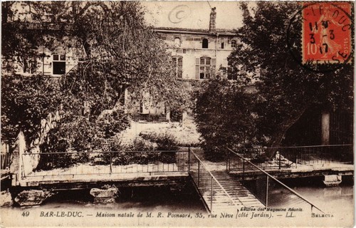 Cpa bar duc maison natale - bar-le-duc,