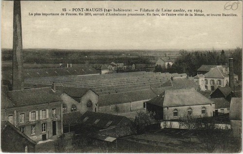 Cpa pont maugis filature - -, de