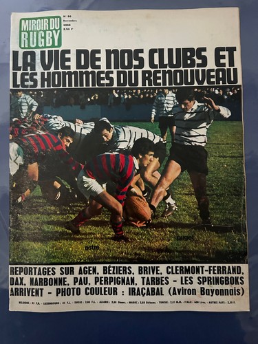 1968 miroir rugby - rugby, n°