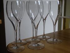 BACCARAT 6 VERRES VIN CHAMPAGNE DEGUSTATION CRISTAL MODELE SAINT REMY ht 17,5 cm