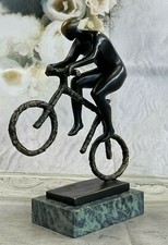 Mountain Motard Vélo Vtt Cycliste Bronze Statue Sculpture Prix Trophée Solde