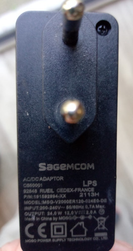 Transfo sagemcom