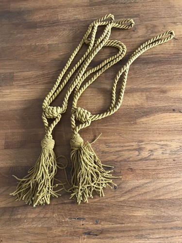 Attache rideaux doré - attache,