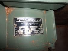 Moteur asynchrone 380 v  LEROY SOMER V 100 L2  , 3,7 kw , 5 cv