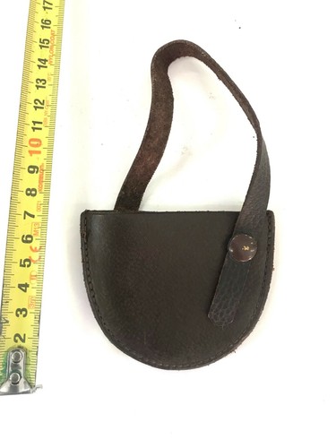Ancien etui cuir pour - etui, en