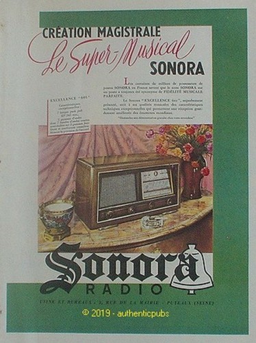Publicite sonora radio - publicite, le