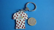 PORTE CLE METAL /   TOUR DE FRANCE * MAILLOT A POIS *