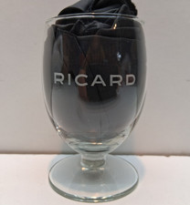 RICARD 1 verre collector durobor écriture blanche sans trait dose 17 cl rare