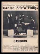 PUB / PUBLICITE / AD  PHILIPS  Electrophone Stéréo - Années 60 Vintage