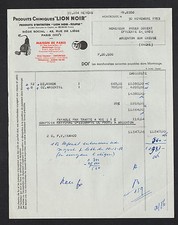 MONTROUGE (92) USINE de PRODUITS d'ENTRETIEN "LION NOIR - ECLIPSE" CIRAGE en1953