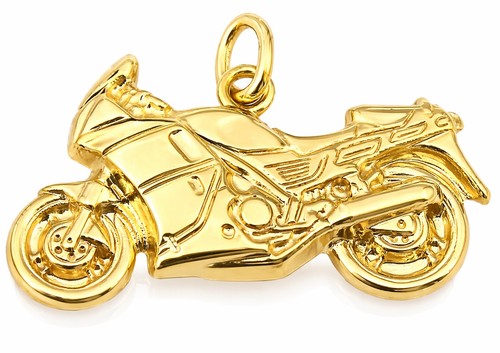 Pendentif moto 333 moped or - moto,