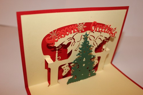 Carte noël pop up - 3d,