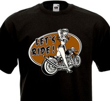 T-shirt LET'S RIDE ! - Custom