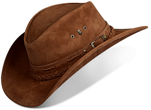 Chapeau cowboy cuir - de, en