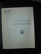 CATALOGUE 1970 TARIFS PIECES DETACHEES BICYCLETTES MOTOBECANE MOTOCONFORT