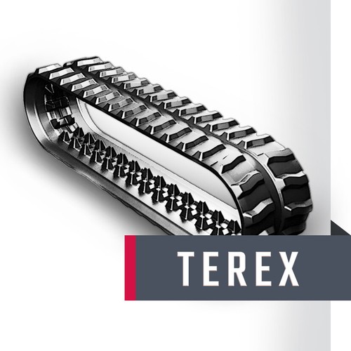 Chenilles caoutchouc terex - chenilles,