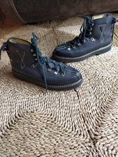 bottines vintage free lance cuir noir  38
