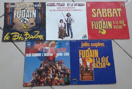 Lot disques vinyles 45 - 16,
