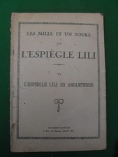 BD   L ESPIEGLE  LILI   " L ESPIEGLE  LILI  EN  ANGLETERRE " 3e  Série de 1926