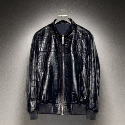 Blouson cuir bomber - blouson,