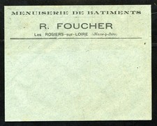 enveloppe pub rosiers sur loire dép 49 menuiserie  enveloppe publicitaire