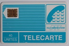 Télécarte à puce France Pyjama SC3 Offset glacée 40U Py10B (55005)