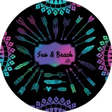 Serviette de plage ronde 150