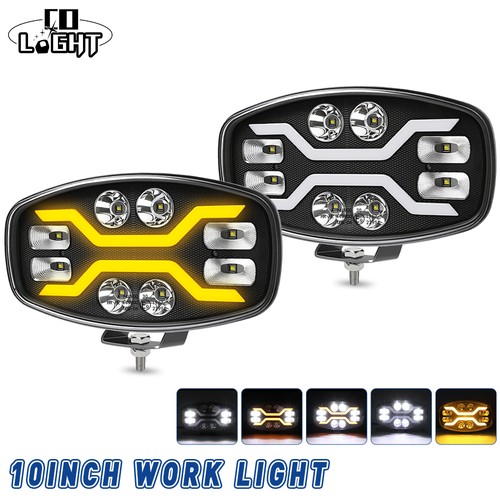 Phare longue portée led - 2x,